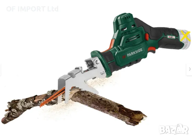 Акумулаторен Градински Саблен Трион PARKSIDE 12V Li-Ion