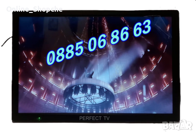 Преносим телевизор 16 инча, портативен цифров телевизор 16 инча 12v / 220v, снимка 2 - Телевизори - 52545961