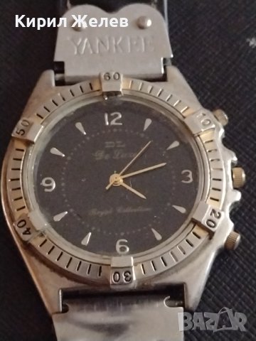 DE LUX ROYAL COLLECTION JAPAN Страхотен МЪЖКИ ЧАСОВНИК НЕСТАНДАРТЕН Унисек модел 33198