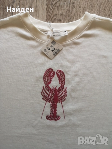 Дамска тениска Reserved, размер XS, снимка 7 - Тениски - 52345049
