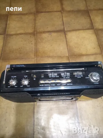 стерео касетофон NOVA, снимка 2 - Радиокасетофони, транзистори - 48003298