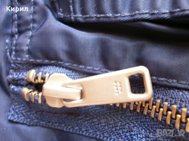 L Zara Men Bomber Jacket With back slogan, снимка 3 - Якета - 28917127