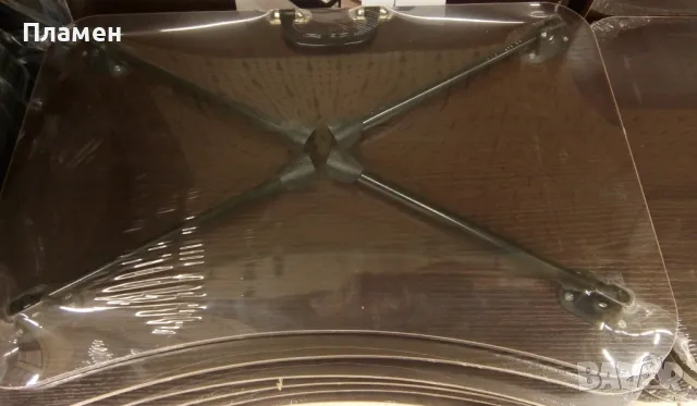 Сгъваема дървена MDF масичка с 4 крачета и дръжка 59 х 39 х 27 см., снимка 8 - Маси - 50037020