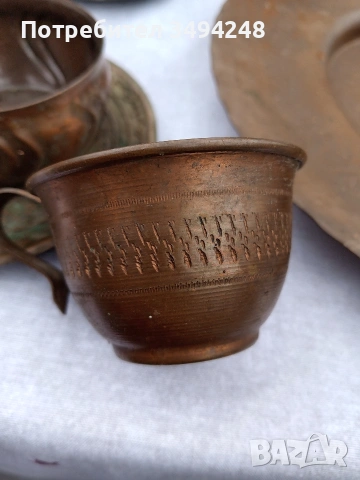 Меднен сервиз, снимка 5 - Антикварни и старинни предмети - 47129380