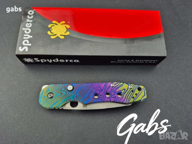 Сгъваем нож Spyderco C240 Smock, снимка 6 - Ножове - 53476640