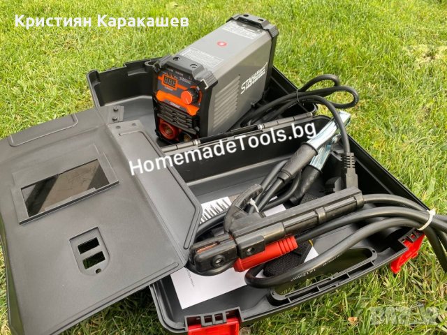 Професионален инверторен електрожен STAHLMAYER 350А с дисплей в куфар, снимка 5 - Други инструменти - 42931933