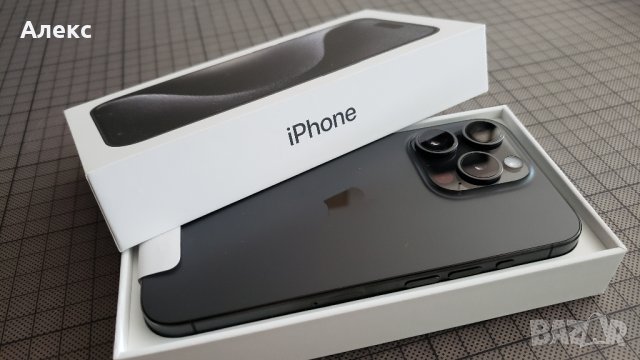 iPhone 15 Pro - 128GB - Black Titanium (Нов)