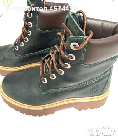 Оригинални дамски кожени боти Timberland, снимка 4 - Дамски боти - 53221854