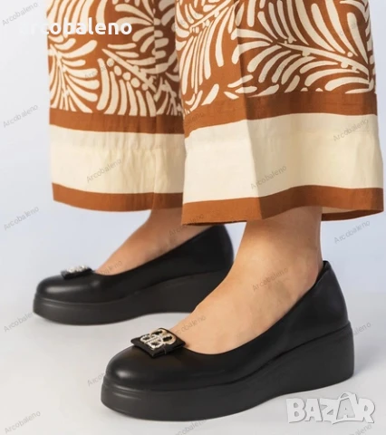 Дамски обувки на платформа с циркониева декорация Patos, 2цвята , снимка 4 - Дамски ежедневни обувки - 51251885