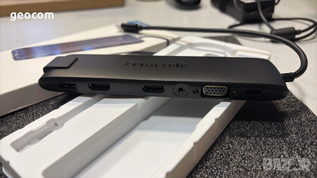 Lemorele 13in1 USB Type-C HUB (Нов.G-Lan.D-SUB,USB,SD/MMC,Type-C), снимка 5 - Друга електроника - 52531773