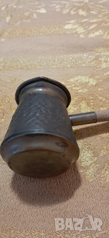 Старо малко медно джезве , снимка 3 - Колекции - 50957901