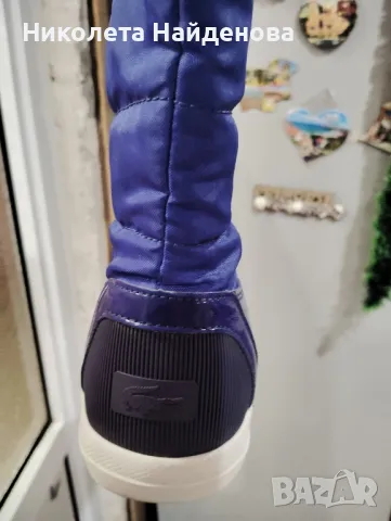 Оригинални дамски ботуши Lacoste , снимка 5 - Маратонки - 48269535