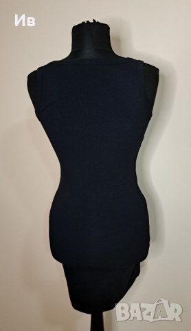 Черна изчистена рокля Madonna , снимка 4 - Рокли - 39554348