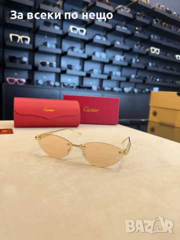 Cartier Слънчеви Очила С UV400 Защита - Налични Различни Цветове Код SK283, снимка 5 - Слънчеви и диоптрични очила - 52598406