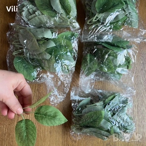 Стръкове и листа за декорация, снимка 6 - Изкуствени цветя - 53586563