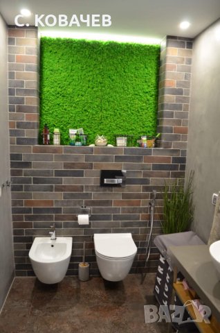 Изработване пана/картини от цветове скандинавски мъх по Ваши размери.