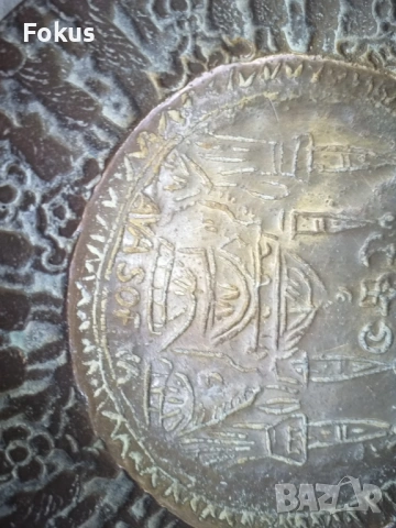 БРОНЗОВА ЧИНИЯ ЗА СТЕНА ЦЪРКВАТА СВЕТА СОФИЯ В ИСТАНБУЛ, снимка 2 - Антикварни и старинни предмети - 53512846