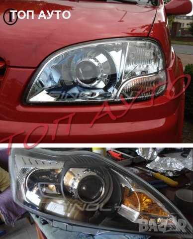 Биксенонови Лупи За Вграждане На Рефлекторен Фар Двойна Светлина 3'' Инча, снимка 8 - Аксесоари и консумативи - 37142319