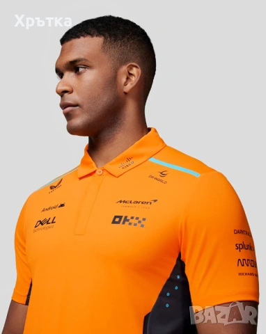 McLaren Formula 1 Team Polo Shirt - Оригинална мъжка тениска с яка, снимка 10 - Тениски - 53275609