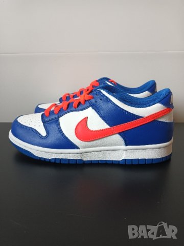 Нови Nike Dunk Low GS "Bright Crimson Game Royal" 39, снимка 2 - Детски обувки - 43119587