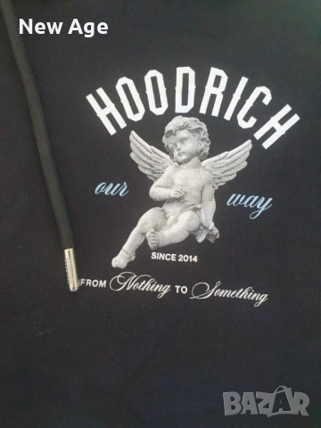 HOODRICH СУИТЧЪР С КАЧУЛКА GLOW CRP HD BLK р. XS, снимка 5 - Суичъри - 52439277