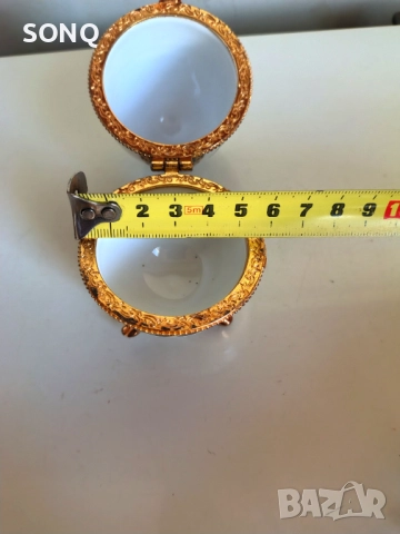 Порцеланово Яйце-Кутия за Бижута-Лимож, снимка 8 - Антикварни и старинни предмети - 52250987