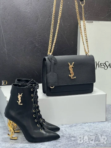 дамски боти ysl saint laurent, снимка 10 - Дамски боти - 50776511
