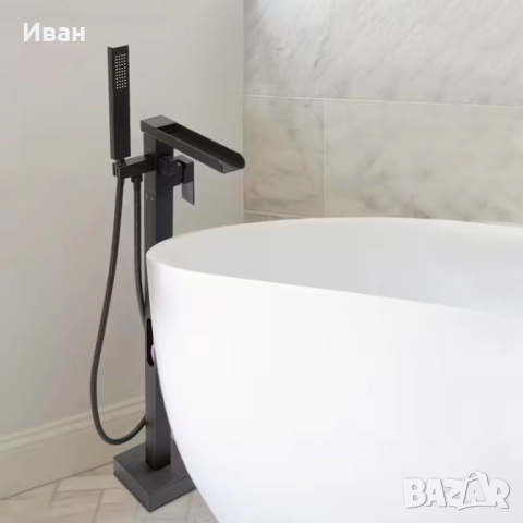 СТОЯЩ СМЕСИТЕЛ ЗА ВАНА BLACK, снимка 5 - Други стоки за дома - 52247563