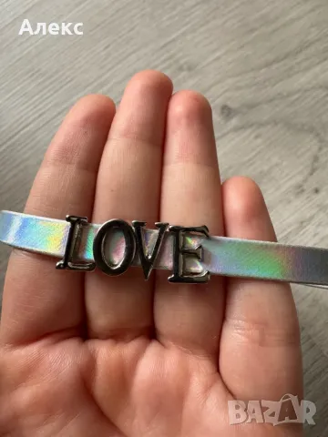 Чокър love , снимка 2 - Колиета, медальони, синджири - 49479290