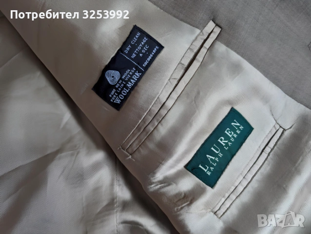 Сако Ralph Lauren 100% вълна!, снимка 5 - Сака - 53502286