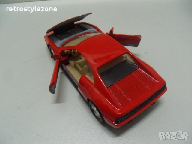 № 7309 стар макет автомобил Ferrari 348 ts   - Mini Flitzer - WELLY   - размер 11 / 5 / 3,5 см   , снимка 6 - Други ценни предмети - 43450473