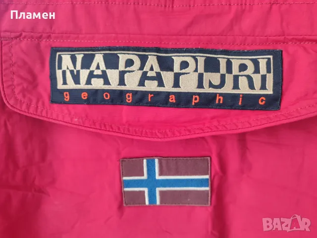  Анурак Napapijri Taped Seams M-L размер, снимка 9 - Якета - 48290439
