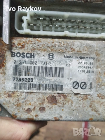 Компютър , ECU , Lancia , Fiat ,  7785228 , 0261200721 , снимка 3 - Части - 53446562