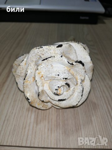 Масивна гипсова роза , снимка 2 - Декорация за дома - 28208871