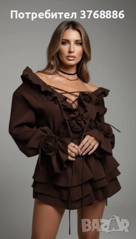 Красива рокля 🌸  Стандартен размер - Xs,S,M,L  35€, снимка 3 - Рокли - 53211198