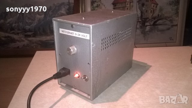 NETZGERAET 0-24VOLT-GERMANY-2N3771X2-ВНОС шВЕИЦАРИЯ, снимка 3 - Други - 27193326