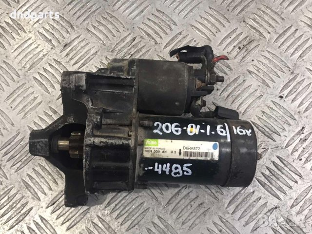 Стартер Peugeot 206,1.6i,16v,2001г.