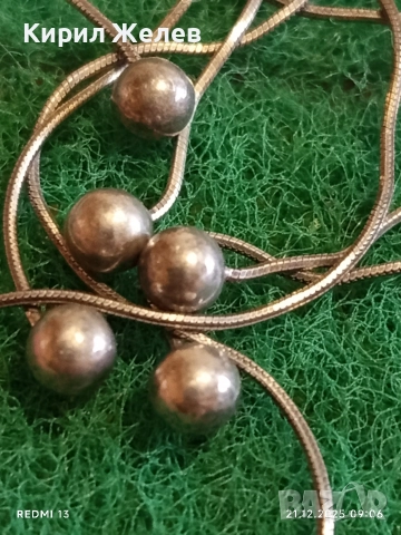 Винтидж артистични сребърни обеци стил поднесен аристократично 25883, снимка 3 - Обеци - 52863131