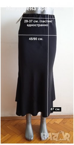 Елегантна асиметрична пола, снимка 6 - Поли - 37552879