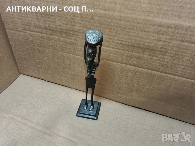 Стара Африканска Бронзова Статуетка. / НОМЕР 652.