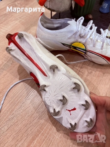 Футболни обувки Puma Ultra 5 Ultimate Senna FG - Бяла, снимка 12 - Футбол - 52352781