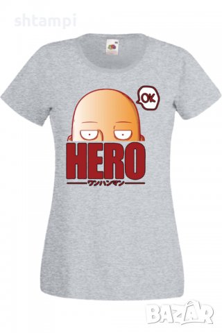 Дамска тениска One Punch Man 01,Анимация,игра,Празник,Повод., снимка 6 - Тениски - 37946247