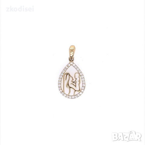 Златен медальон 1,03гр. 14кр. проба:585 модел:21919-5, снимка 1