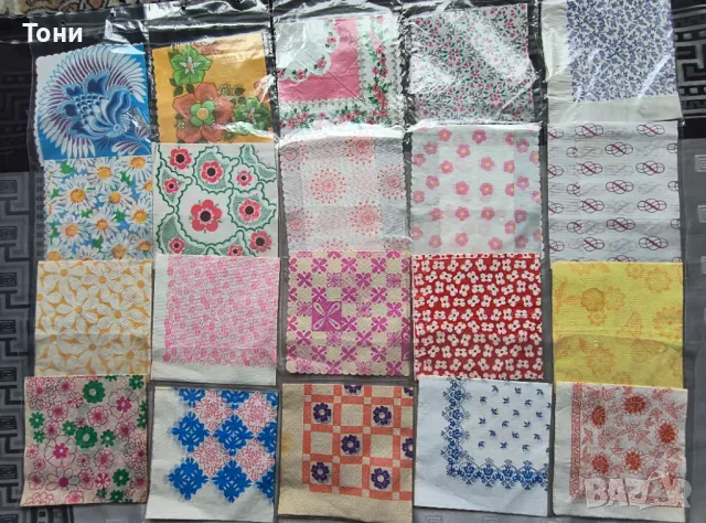 Колекция салфетки 290 броя от 70  години , снимка 9 - Колекции - 50178698