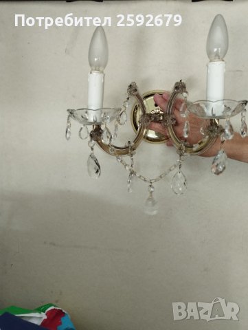 Кристални аплици , снимка 7 - Лампи за стена - 38716460