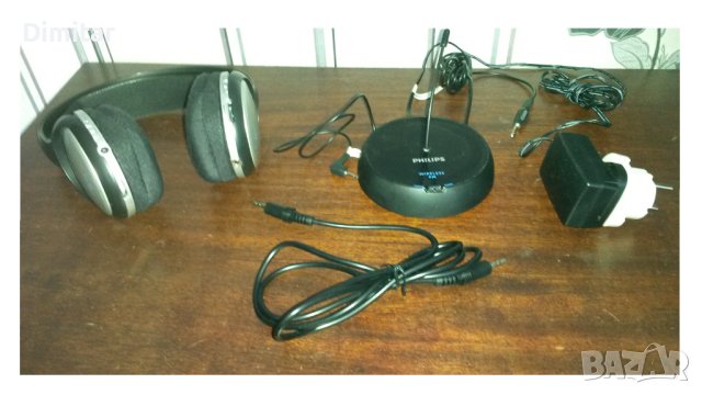 Безжични слушалки Philips Hi-Fi, снимка 1 - Слушалки и портативни колонки - 43656479