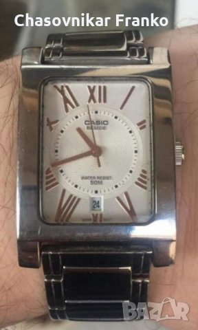 Уникален Casio дизайнерски елегантен стилен и марков часовник, снимка 3 - Мъжки - 32349181