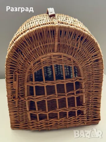 Плетена ратанова чанта за домашен любимец, снимка 12 - За котки - 50004448