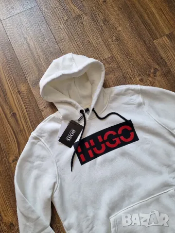 Страхотен мъжки суитчър HUGO BOSS размер S M L XL 2XL , снимка 3 - Суичъри - 47390757