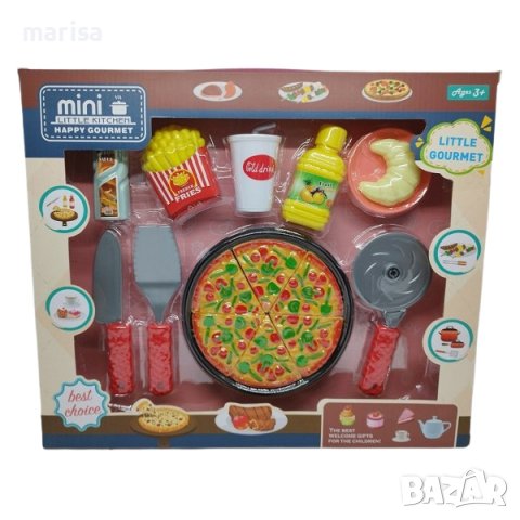 Готварски комплект с пица, в кутия Код: 3720В, снимка 1 - Играчки за стая - 44015726